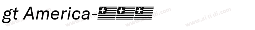 gt America字体转换